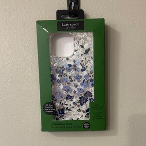Kate Spade White and Blue Floral Case for iPhone 2024 Pro Max